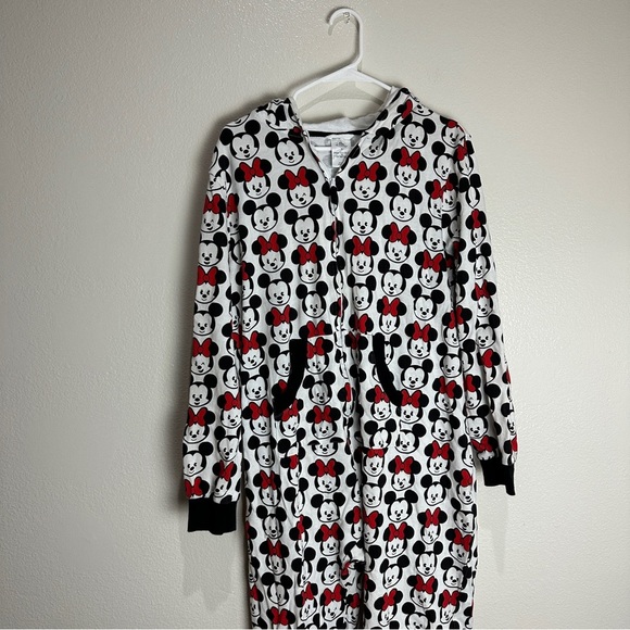 Disney Store Mickie Minnie Mouse One Piece Hooded Size XL UNISEX - Picture 2 of 10